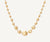 Yellow gold Africa graduating short necklace by Marco Bicego