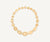 18k yellow gold Lunaria Marco Bicego large necklace on white background