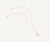 Yellow gold Delicati necklace by Marco Bicego on white background