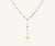 Marco Bicego lariat necklace in 18k yellow gold with gemstones diamonds and mother of pearl
