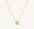 Petali necklace with diamonds and set in yellow gold designed by Marco Bicego