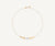 Marco Bicego Lunaria mini necklace in yellow gold with diamonds
