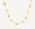 Short Siviglia necklace in 18k yellow gold necklace