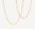 Marrakech Onde chain necklace long in 18k yellow gold