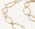 Diamonds set in white gold and yellow gold chain necklace by Marco Bicego Marrakech Onde collection