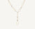 Floral lariat design necklace by Marco Bicego Marrakech Onde collection