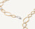 Diamond clasp lariat necklace in 18k yellow gold Marrakech Onde collection