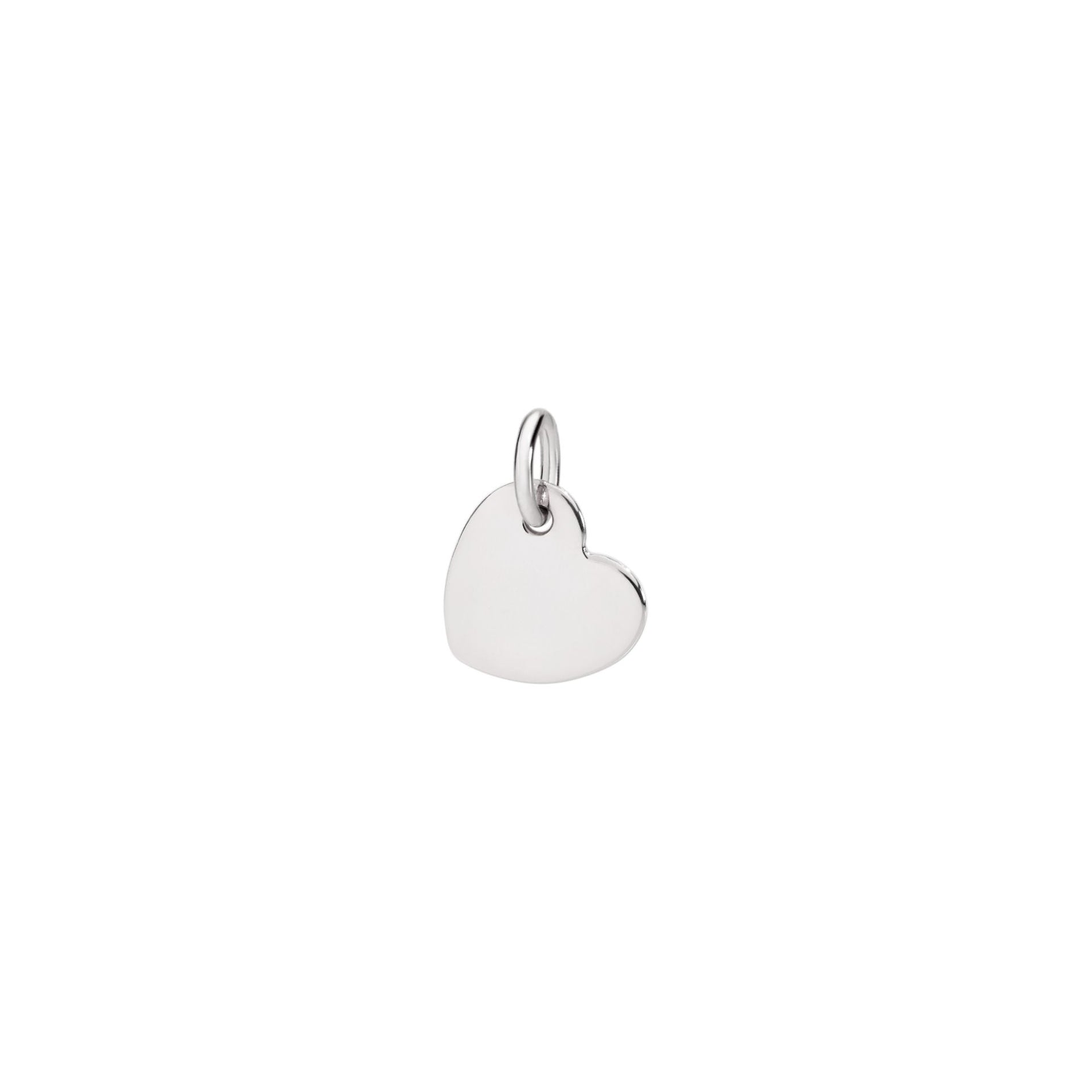 DoDo Heart Charm in White Gold - Orsini Jewellers NZ