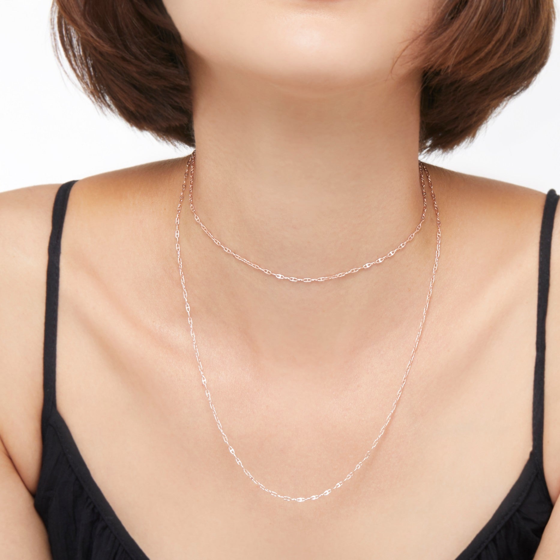 DoDo Essentials MARINA chain Necklace 9k Rose Gold - Orsini Jewellers