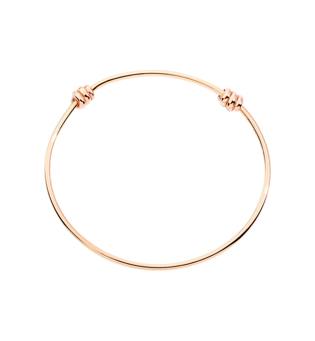 DoDo Nodo Knot Bangle in 9k Rose Gold - Orsini Jewellers NZ