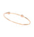 DoDo Nodo Knot Bangle in 9k Rose Gold - Orsini Jewellers NZ