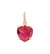 DoDo 100% Amore Earrings in 9k Rose Gold with Synthetic Ruby - Orsini Jewellers NZ