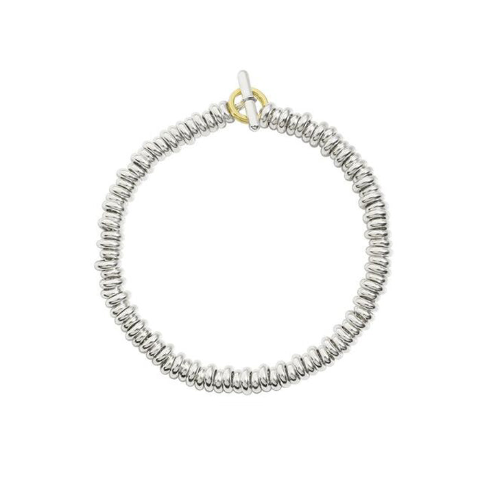 DoDo Rondelle Bracelet Kit in Silver with Yellow Gold Brise Ring - Orsini Jewellers NZ
