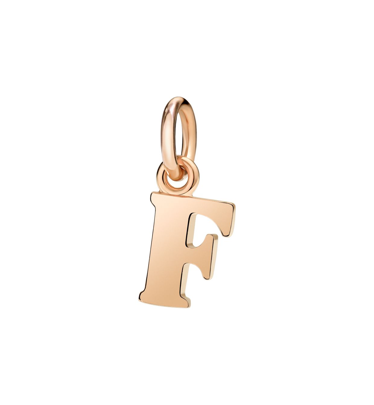 DoDo Letter F in 9k Rose Gold - Orsini Jewellers NZ