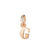 DoDo Letter G in 9k Rose Gold - Orsini Jewellers NZ