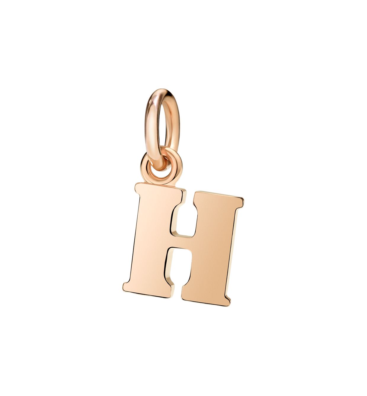 DoDo Letter H in 9k Rose Gold - Orsini Jewellers NZ