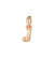 DoDo Letter J in 9k Rose Gold - Orsini Jewellers NZ