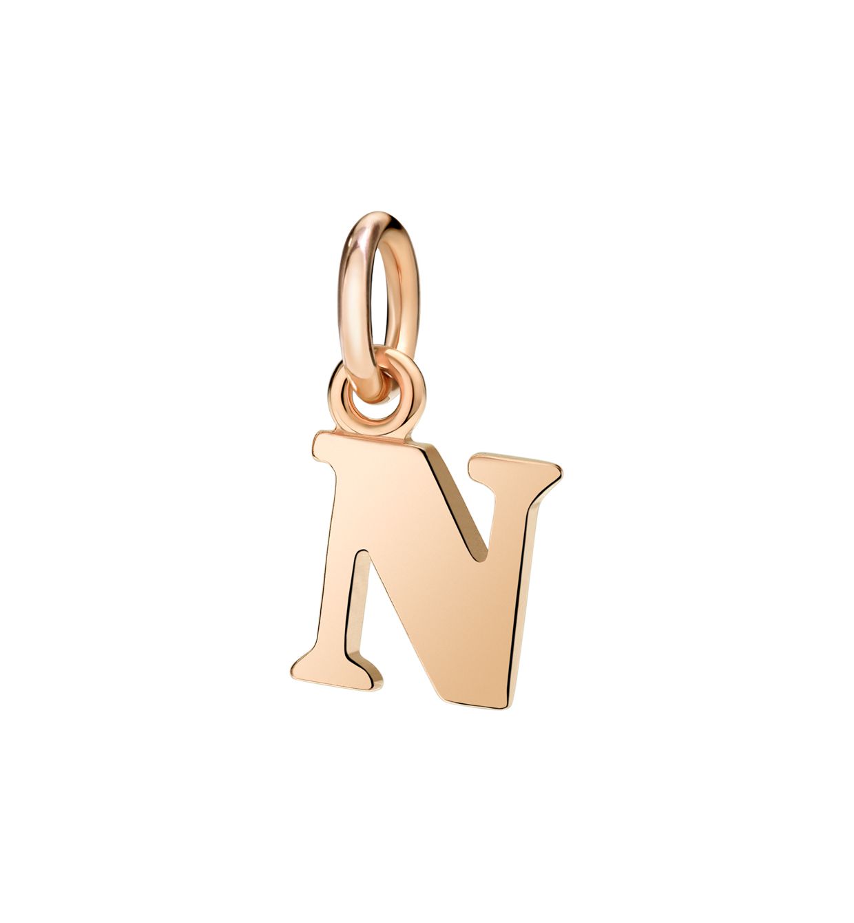 Dodo Letter N in 9k Rose Gold - Orsini Jewellers NZ