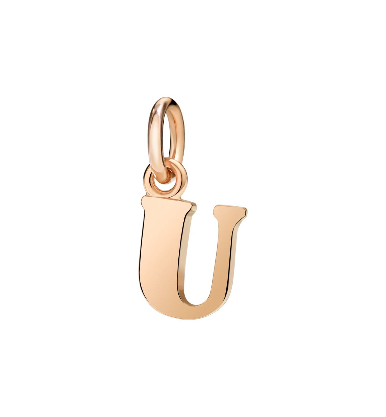 DoDo Letter U in 9k Rose Gold - Orsini Jewellers NZ