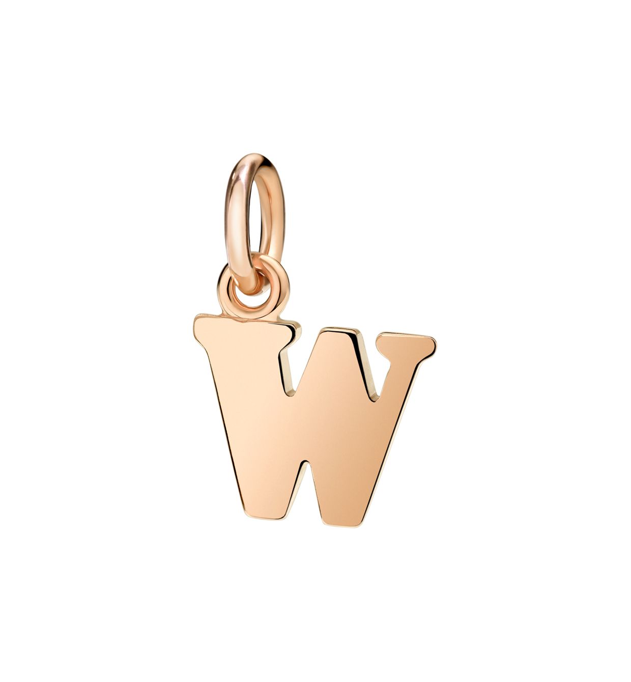 DoDo Letter W in 9k Rose Gold - Orsini Jewellers NZ