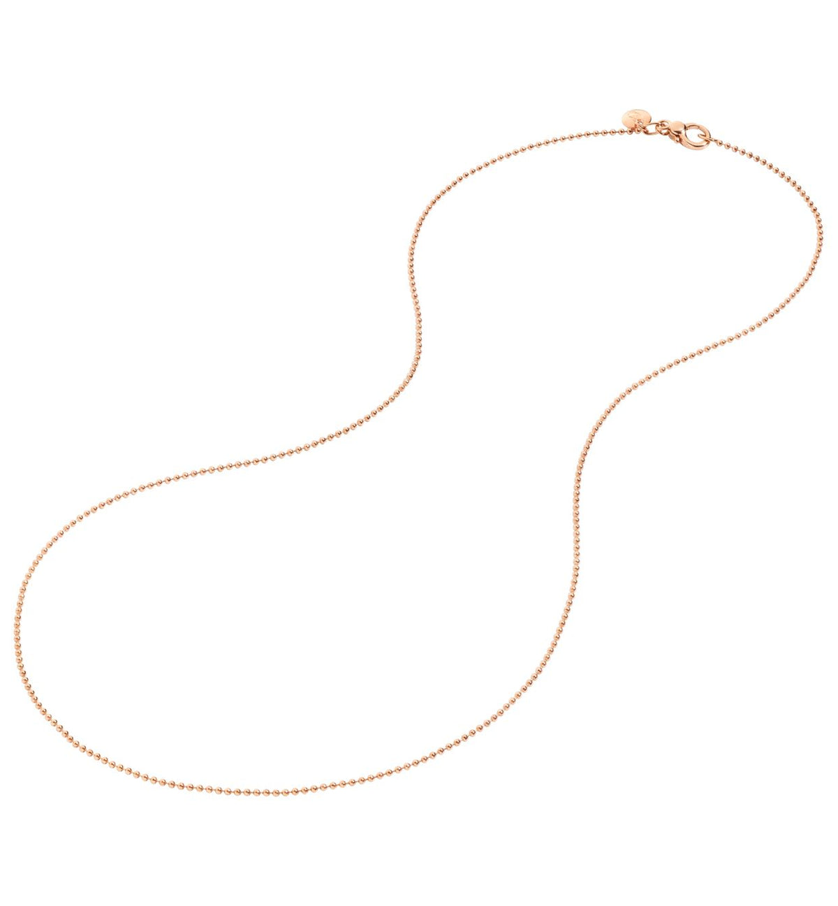DoDo Bollicine Chain Necklace in 9k Rose Gold - Orsini Jewellers NZ