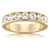Women's Extra Large Yellow Gold Channel Set Diamond Wedding Ring - Orsini Jewellers