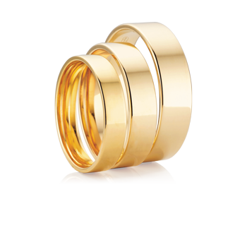 Flat Round Wedding Ring - Orsini Jewellers