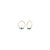 DoDo Earrings GRANELLI Hoop Mini Turquoise Ceramics and Rose Gold - Orsini Jewellers