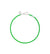 DoDo Chain Bracelet in Green Lacquered Silver - Orsini Jewellers NZ