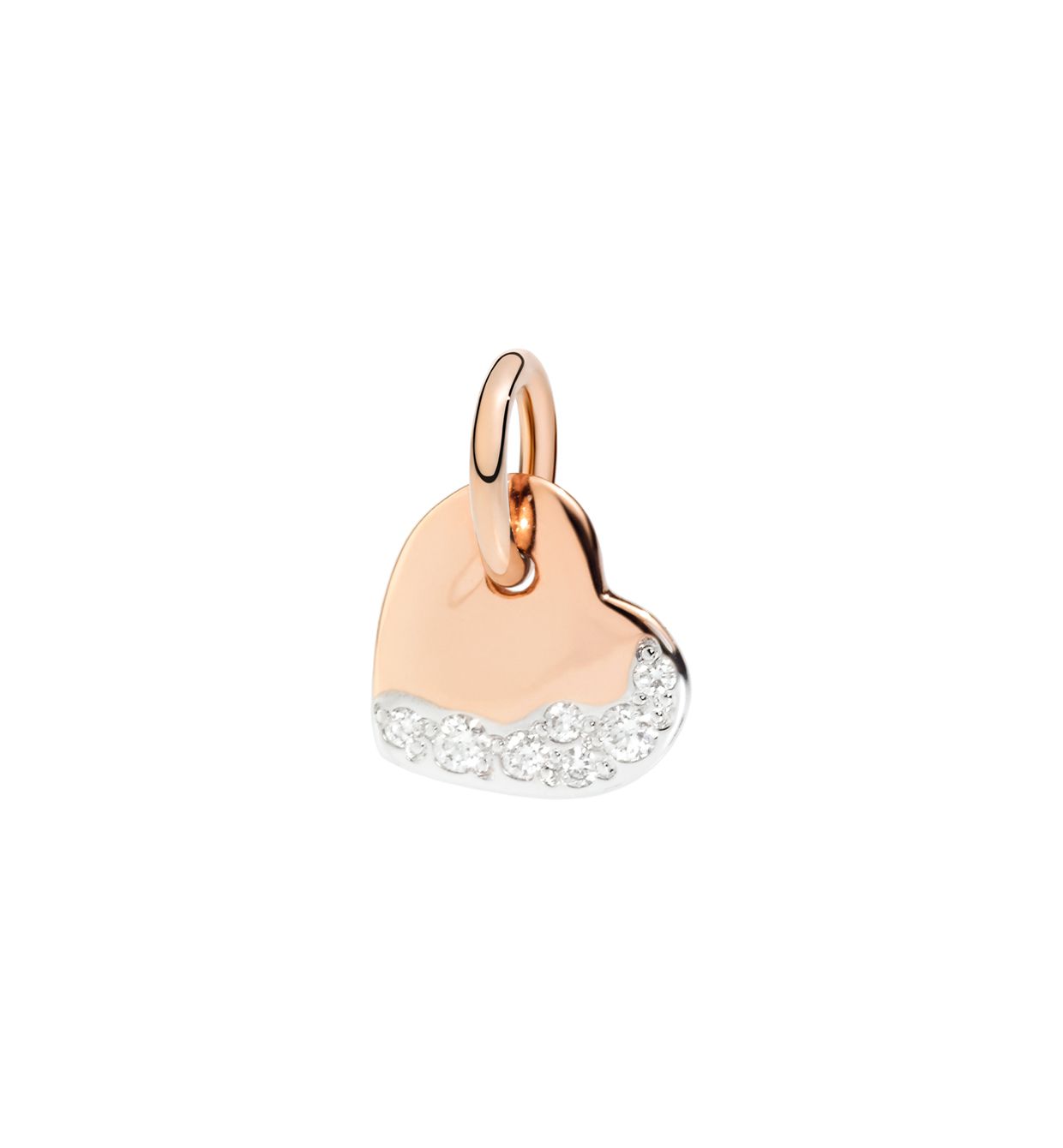 DoDo Heart in 9k Rose Gold with Diamonds - Orsini Jewellers NZ