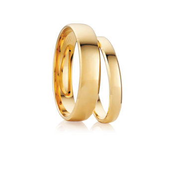 Half Round Bevel Wedding Ring - Orsini Jewellers