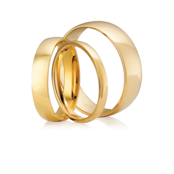 Half Round Wedding Ring - Orsini Jewellers