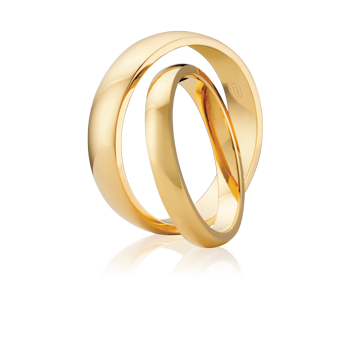 High Dome Edge Wedding Ring - Orsini Jewellers