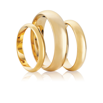 High Dome Wedding Ring - Orsini Jewellers