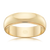 Men's High Dome Yellow Gold Wedding  Ring with Edge Pattern - Orsini Jewellers