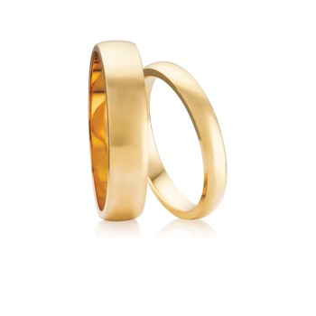 High Half Round Wedding Ring - Orsini Jewellers