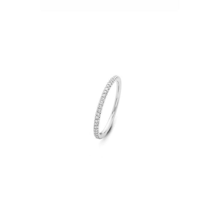 Hulchi Belluni Eternity Collection Diamond Ring in 18k White Gold - Orsini Jewellers NZ