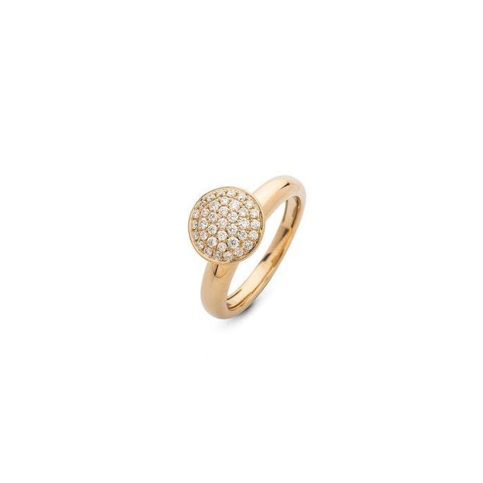 Hulchi Belluni Friendship Ring in 18k Yellow Gold with Diamonds - Orsini Jewellers NZ