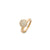 Hulchi Belluni Friendship Ring in 18k Yellow Gold with Diamonds - Orsini Jewellers NZ