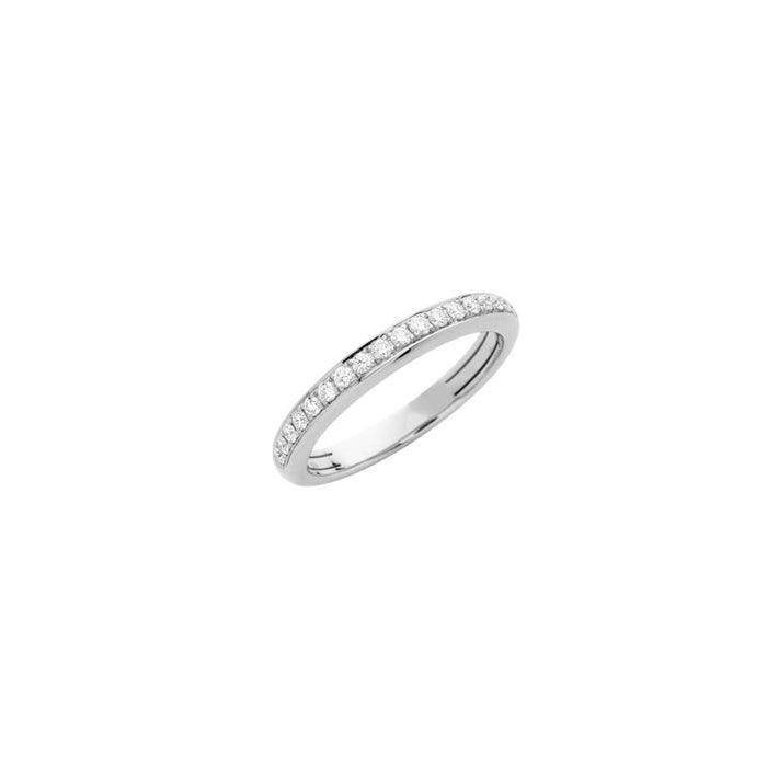 Hulchi Belluni Funghetti Collection Diamond Ring in 18k White Gold - Orsini Jewellers NZ