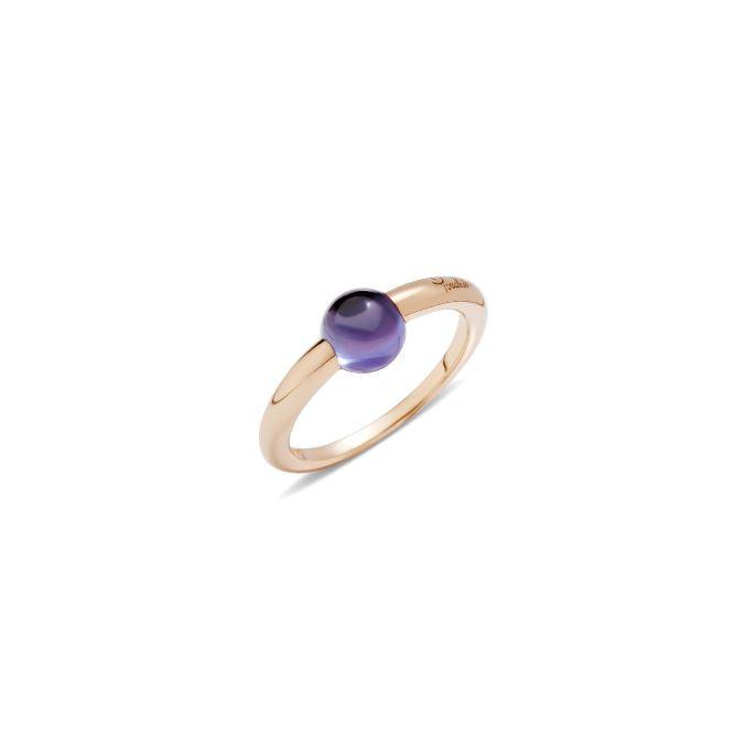 M'ama non M'ama Ring in 18k Rose Gold with Iolite - Orsini Jewellers NZ