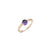 M'ama non M'ama Ring in 18k Rose Gold with Iolite - Orsini Jewellers NZ