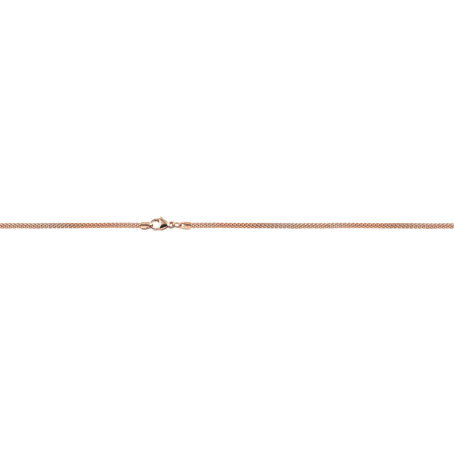 Al Coro Woven Chain in 18k Rose Gold K01 - Orsini Jewellers NZ