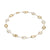 Lunaria Necklace in 18k Yellow Gold with White Mother of Pearl - Orsini Jewellers NZ