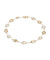 Lunaria Necklace in 18k Yellow Gold with White Mother of Pearl - Orsini Jewellers NZ