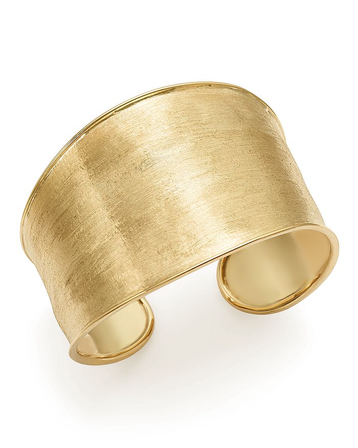 Marco Bicego Lunaria 18k Gold Cuff Bangle Medium - Orsini Jewellers NZ