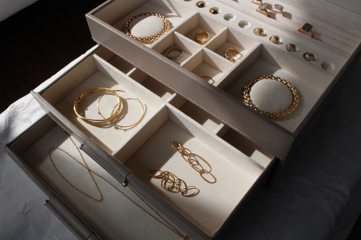 Sophia Mink Coloured Jewellery box - Orsini Jewellers