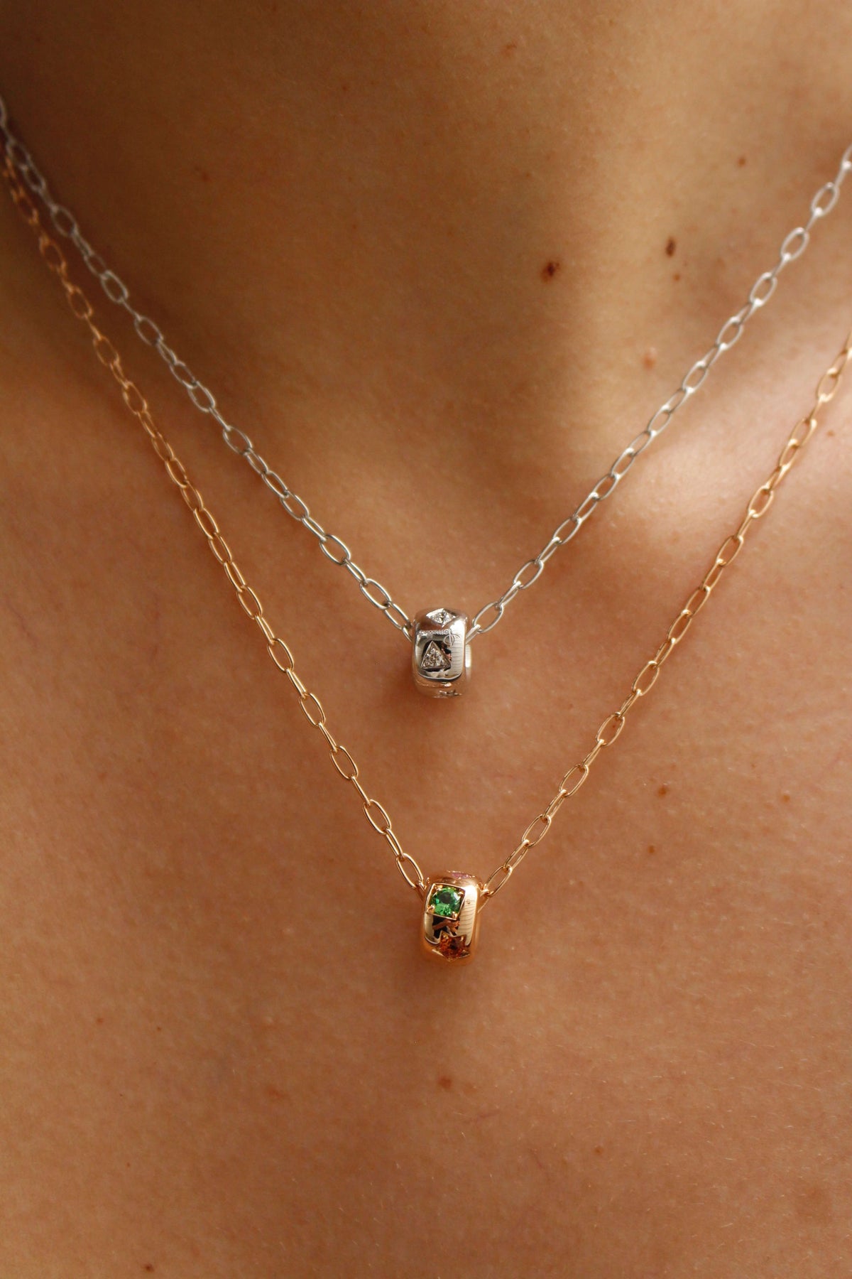 Pomellato Iconica Pendant with Chain Diamonds and White Gold - Orsini Jewellers