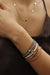 Al Coro Stretchy Men's Bracelet in Black Ruthenium with Black Diamonds - Orsini Jewellers NZ