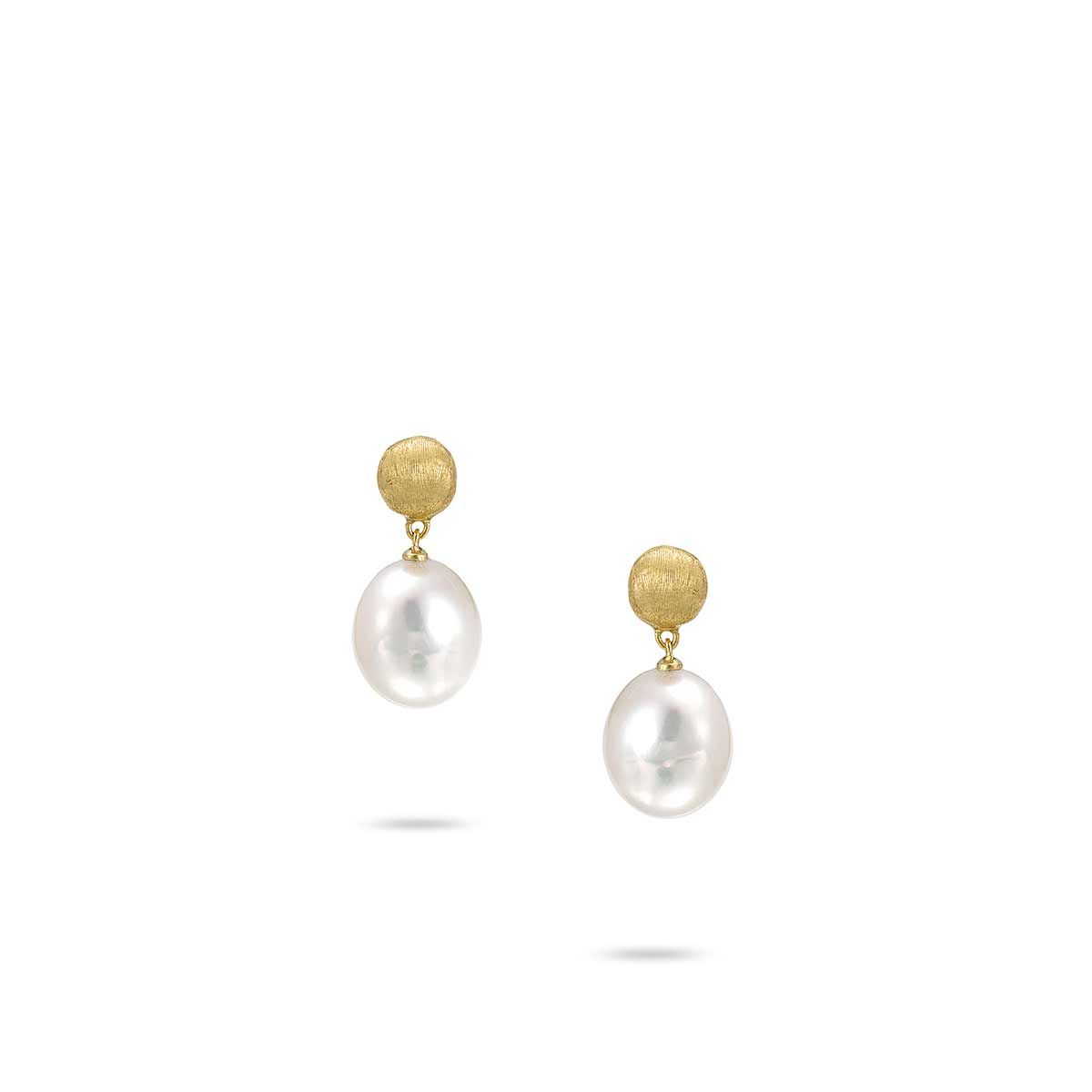 Marco Bicego Africa Earrings Pearls 18k Gold - Orsini Jewellers